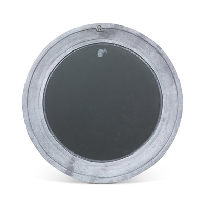 Hammered Pewter Portal Mirror, 24"