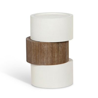 Capsule Spot Table, Silk Linen