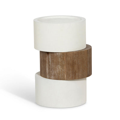 Capsule Spot Table, Silk Linen