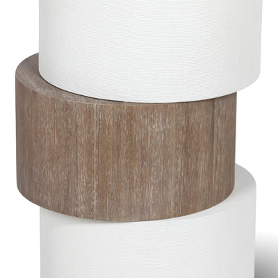 Capsule Spot Table, Silk Linen