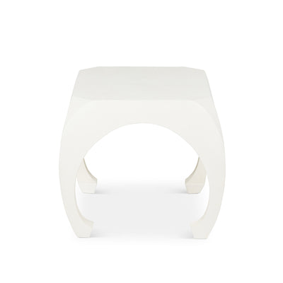 Worth Avenue End Table, Silk Linen