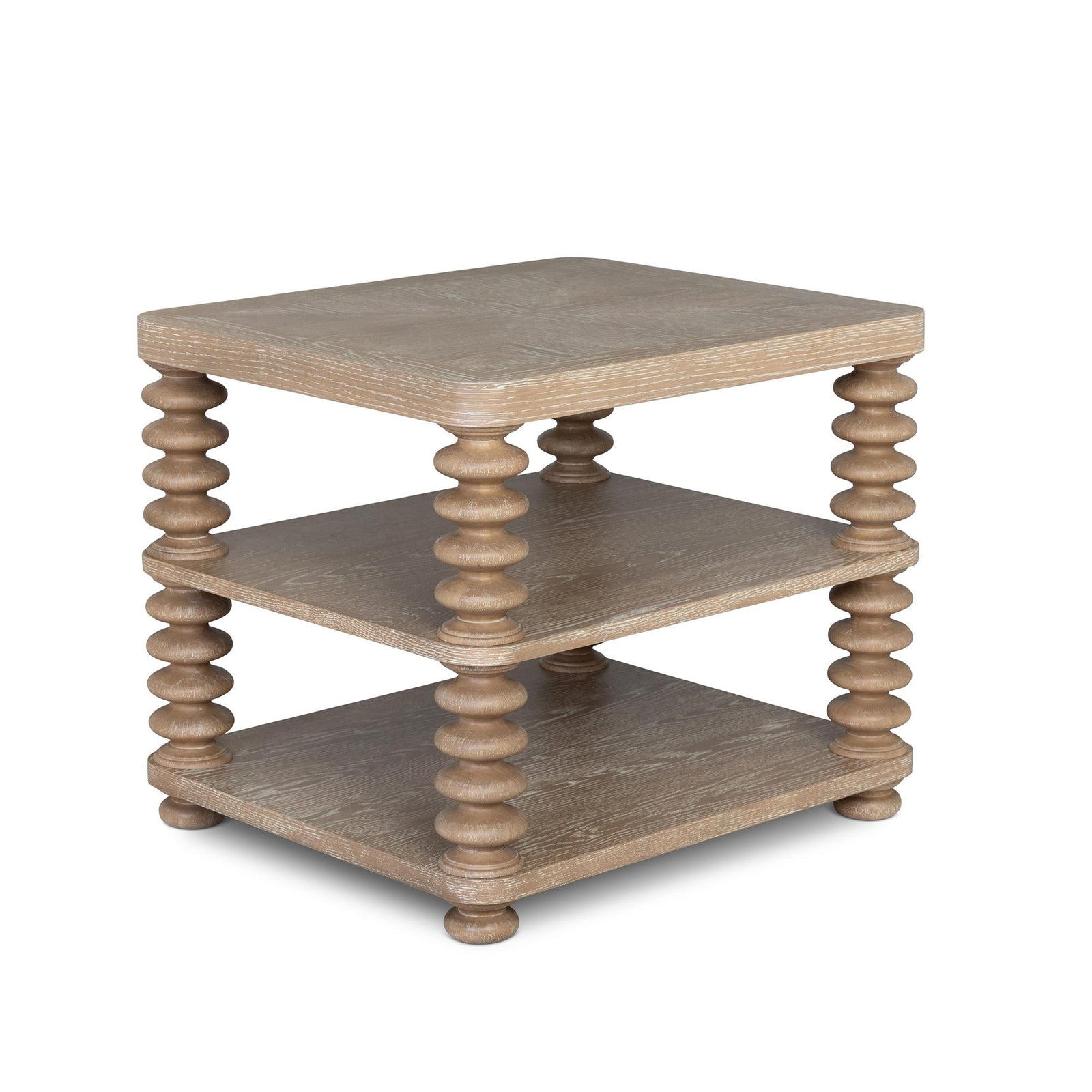 Oak Bluffs Lamp Table, Driftwood