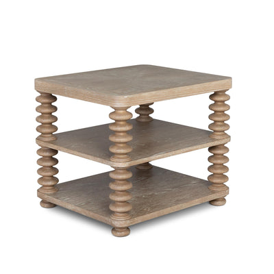 Oak Bluffs Lamp Table, Driftwood