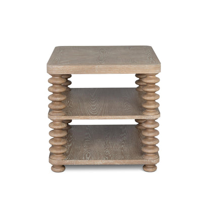 Oak Bluffs Lamp Table, Driftwood