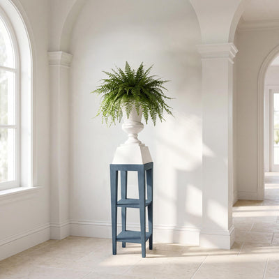 Giraffe Leg Pedestal, Indigo