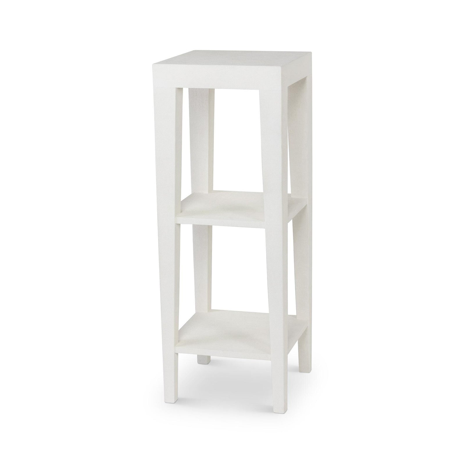 Giraffe Leg Pedestal, Silk Linen