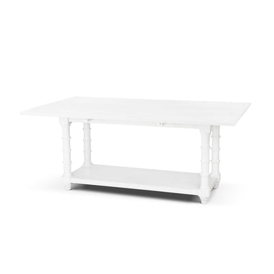 Bimini Drop Leaf Table, Whitewash