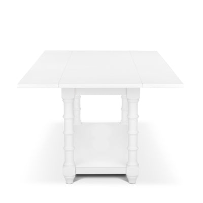 Bimini Drop Leaf Table, Whitewash