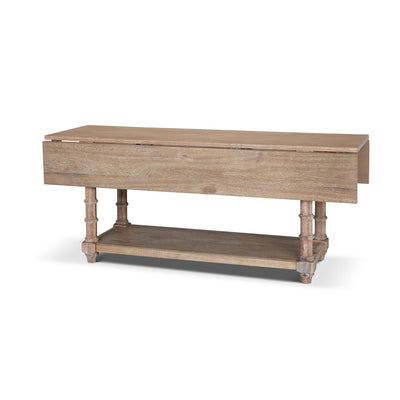 Bimini Drop Leaf Table, Driftwood