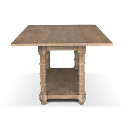 Bimini Drop Leaf Table, Driftwood