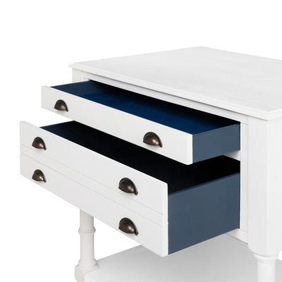 Bimini Kitchen Island, Whitewash