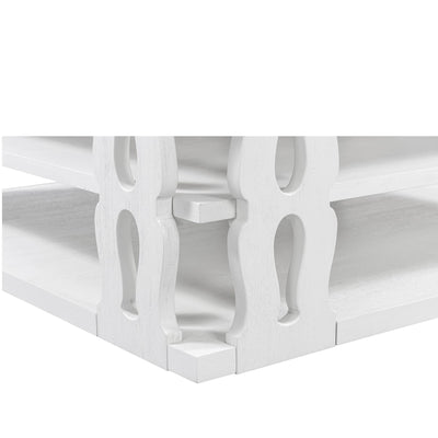 Montauk Cocktail Table, Whitewash