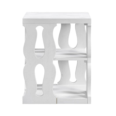 Montauk End Table, Whitewash