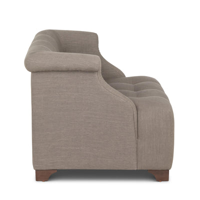 Scroll Arm Occasional Chair, Mocha
