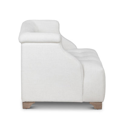 Scroll Arm Occasional Chair, Ivory