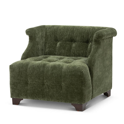 Scroll Arm Occasional Chair, Moss