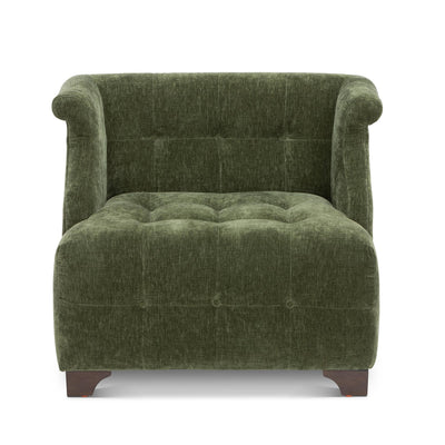 Scroll Arm Occasional Chair, Moss