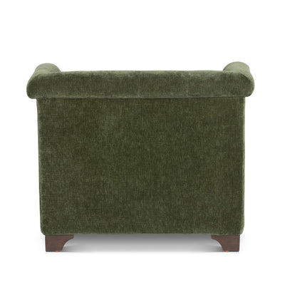 Scroll Arm Occasional Chair, Moss