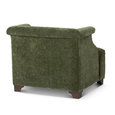 Scroll Arm Occasional Chair, Moss