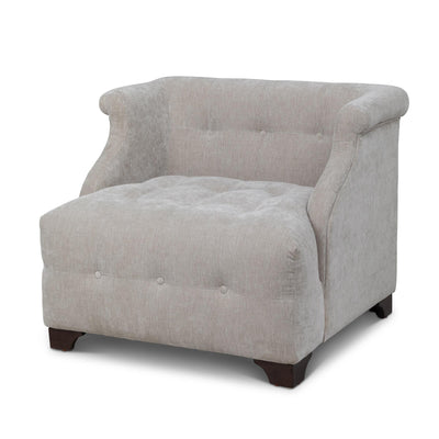 Scroll Arm Occasional Chair, Putty