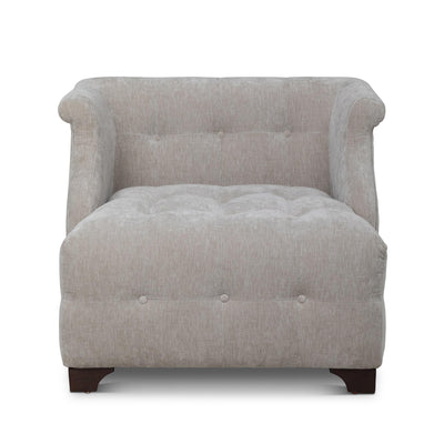Scroll Arm Occasional Chair, Putty