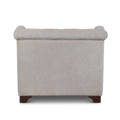 Scroll Arm Occasional Chair, Putty