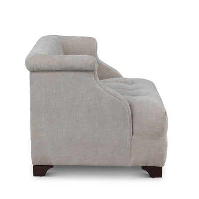 Scroll Arm Occasional Chair, Putty