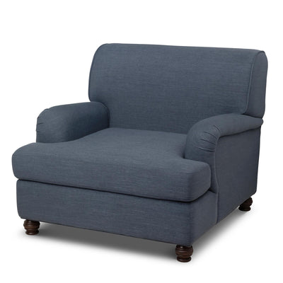 Kenwood Occasional Chair, Heathered Navy