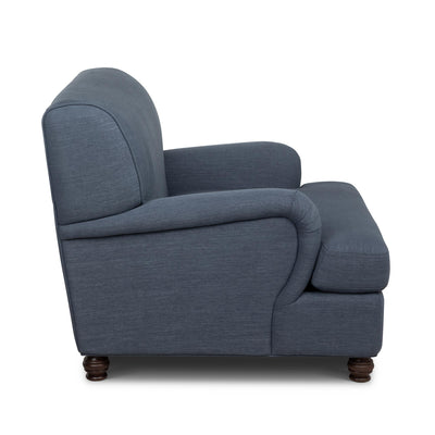 Kenwood Occasional Chair, Heathered Navy