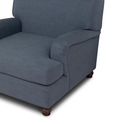 Kenwood Occasional Chair, Heathered Navy