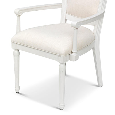 Winthorpe Armchair, Whitewash