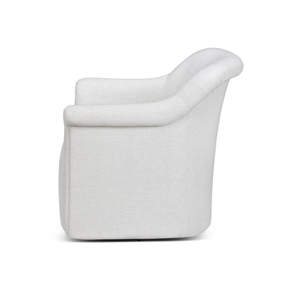 Bella Swivel Chair, Ivory