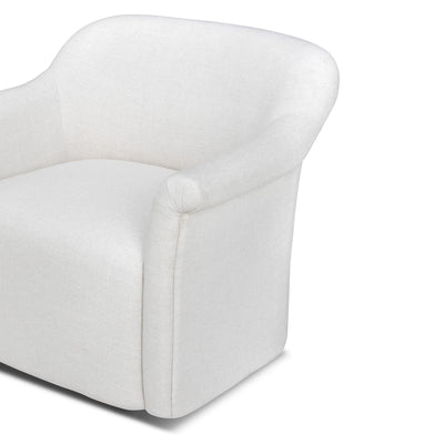 Bella Swivel Chair, Ivory