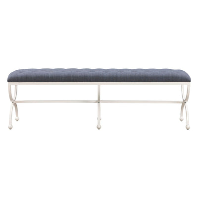 Gallery Long Bench, Hydrangea White