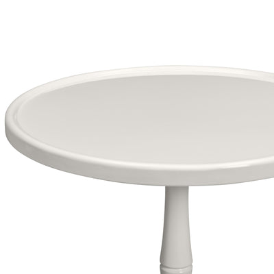 Colonnade Spot Table, Silk Linen