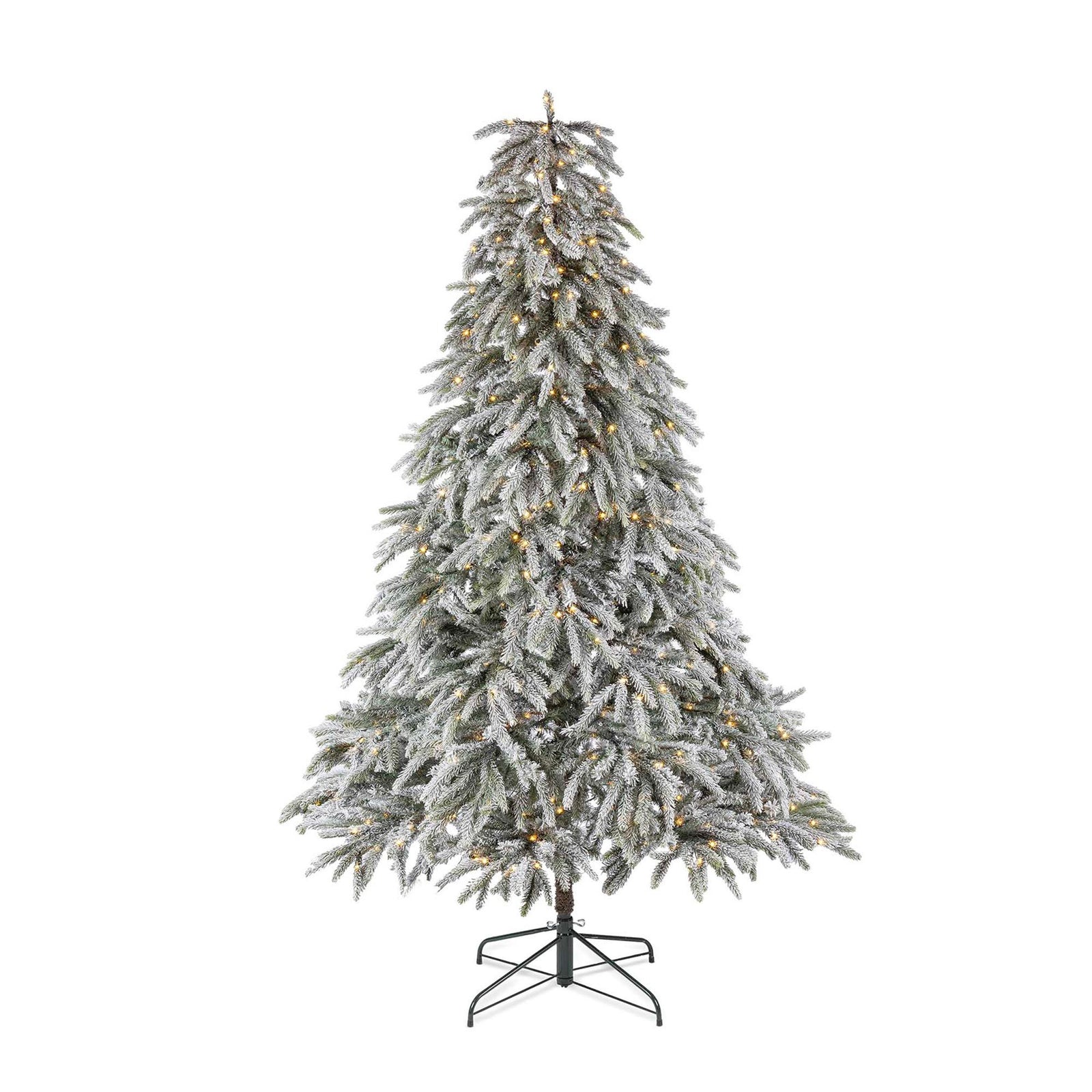Flocked Down Swept Tree, 7.5'