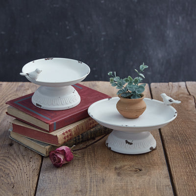 Vintage Inspired Pedestal Dish