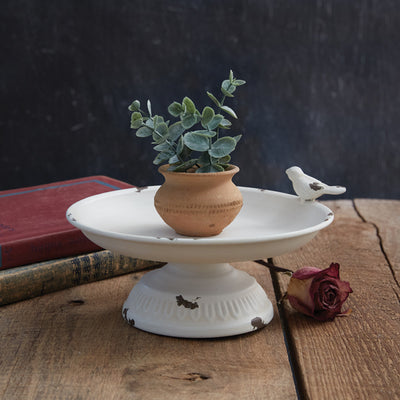 Vintage Inspired Pedestal Dish