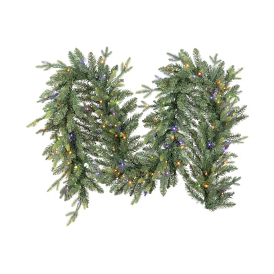 Montana Spruce Garland, Multi Function w/ Soft Twinkle, 108"L