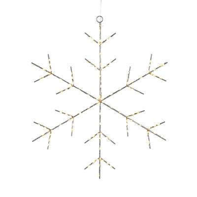 LED Snowflake with Twinkle Lights, 18"D