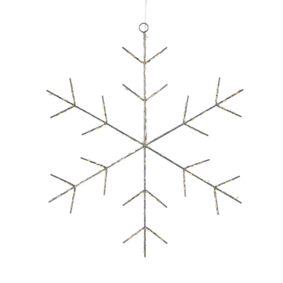LED Snowflake with Twinkle Lights, 18"D