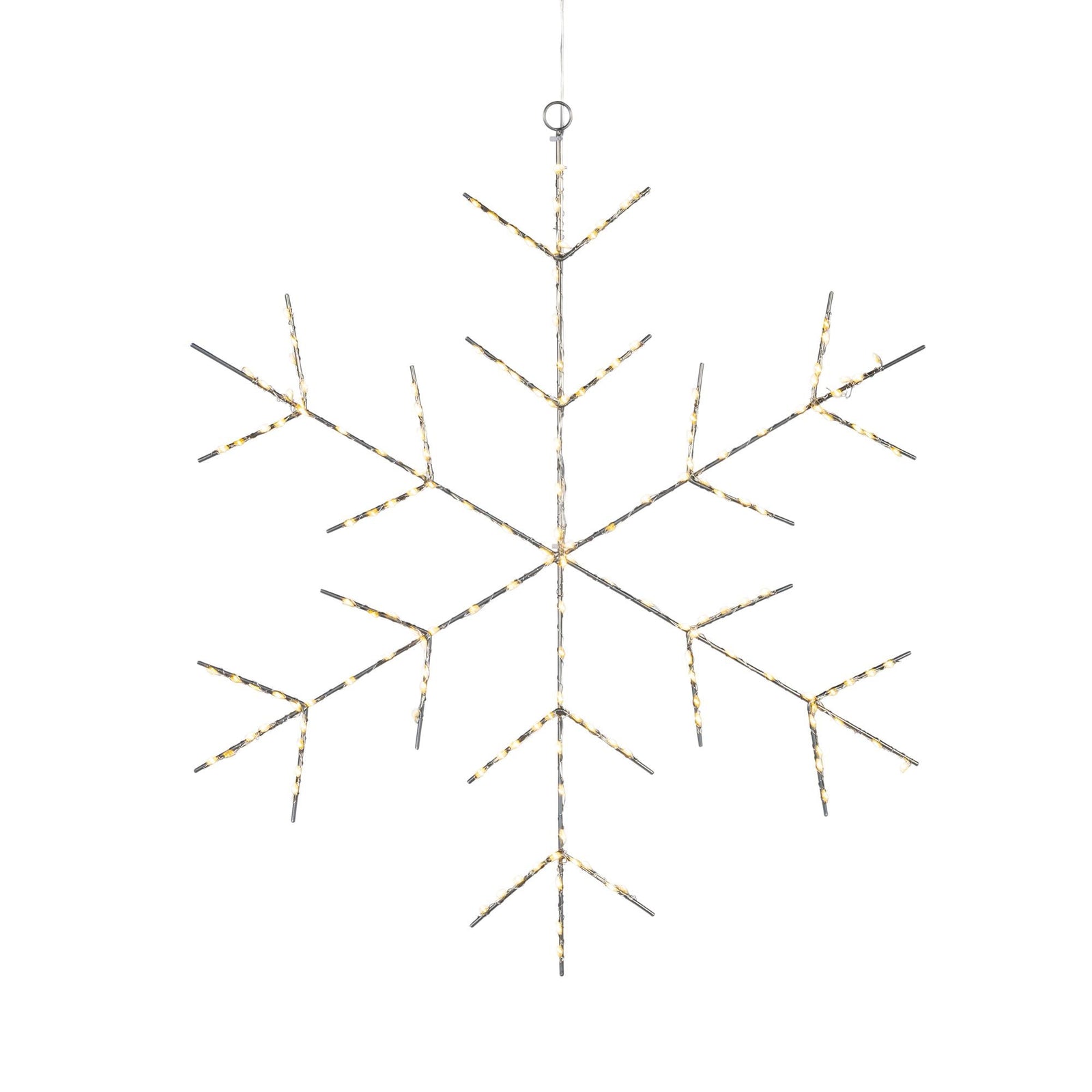 LED Snowflake with Twinkle Lights, 22"D