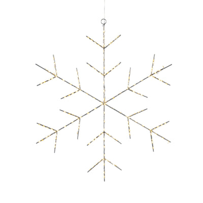 LED Snowflake with Twinkle Lights, 22"D