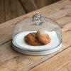 Chippy Dessert Stand with Glass Cloche