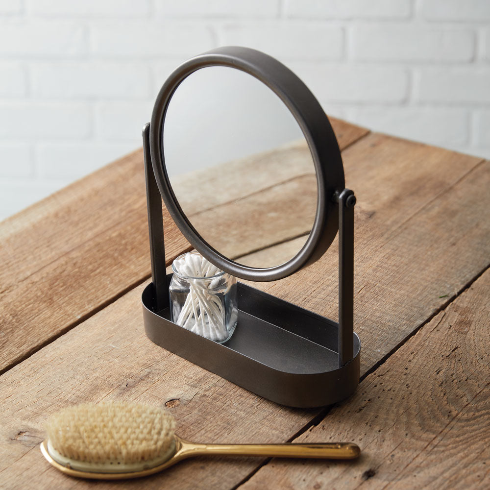 Charming Vanity Mirror with Tray