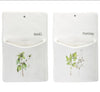 Ceramic Herb Wall Pockets - Set of 4