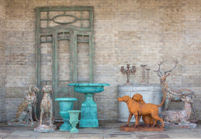 Cast Iron Estate Stags - Set of 2