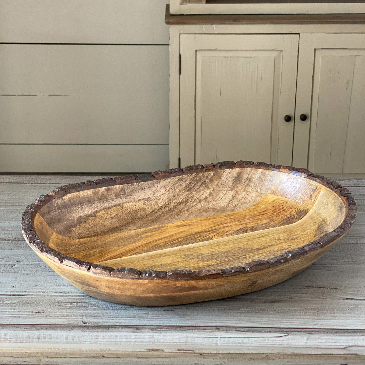 Shallow Footed Serving Bowl