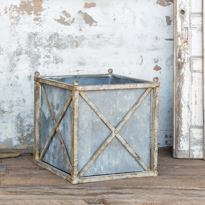 Large Metal Estate Planter