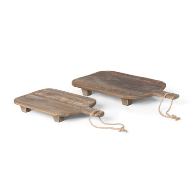 Footed Cutting Board Risers - Set of 2